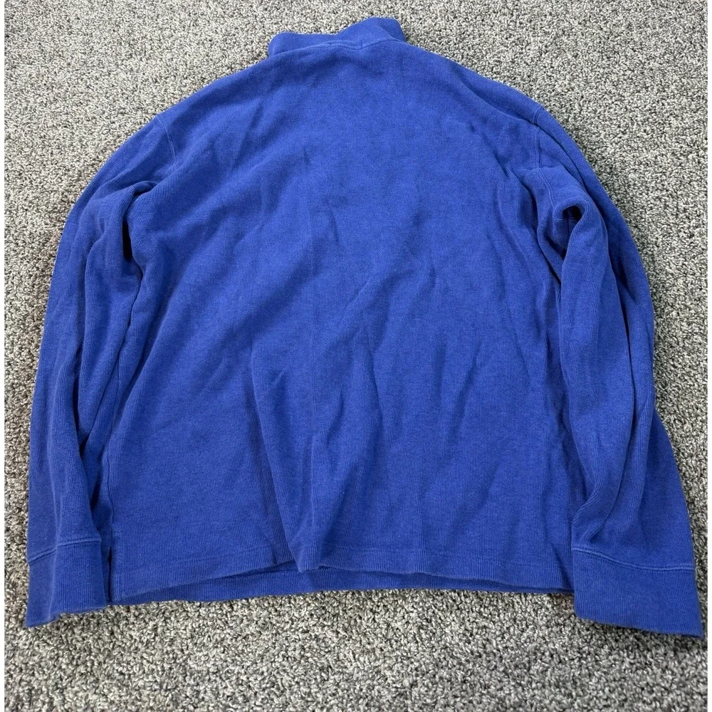 Polo Ralph Lauren 1/4 Zip Sweater Men's Size XL Blue